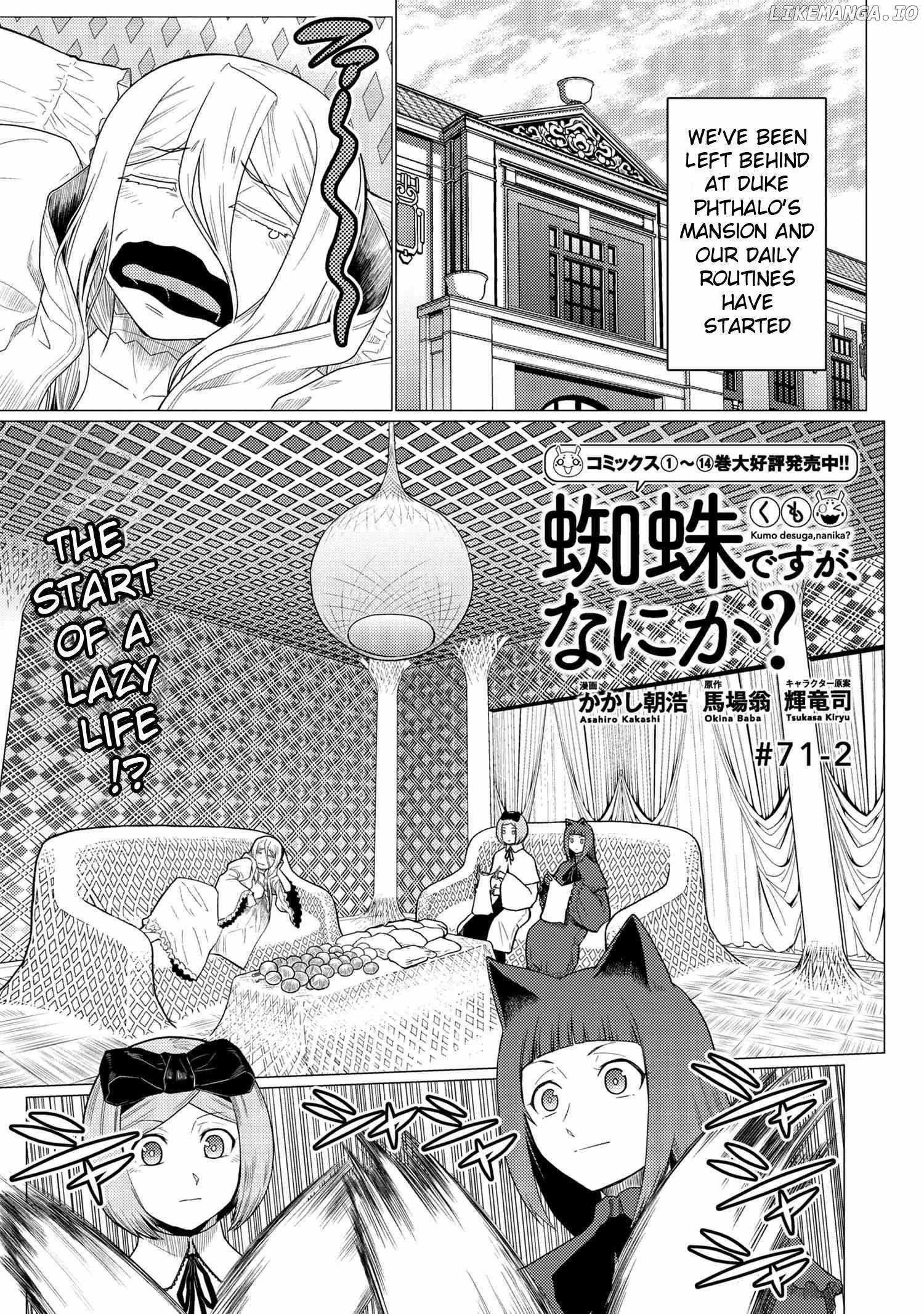 Kumo desu ga, nani ka? Chapter 71.2 1